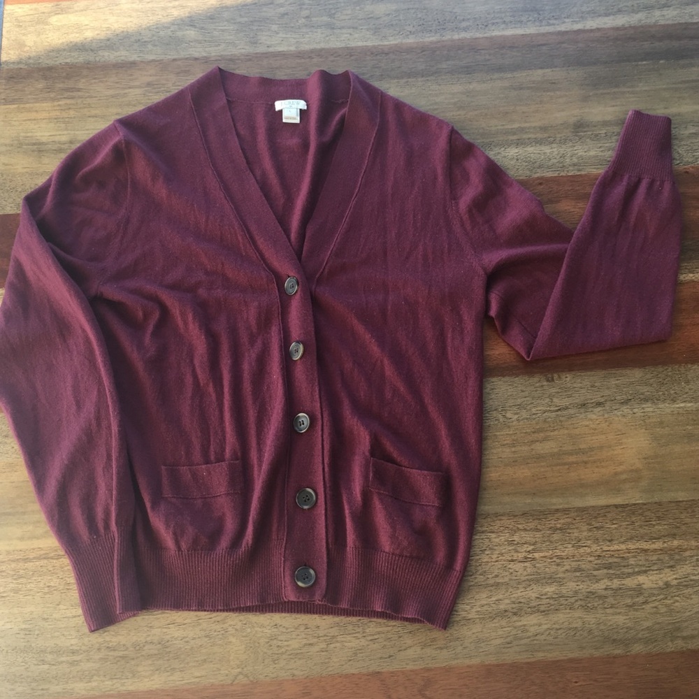 J. Crew Red Women’s Cardigan